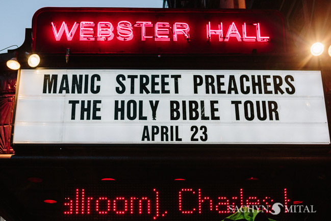Manic Street Preachers Webster Hall Photos   Sachyn Mital