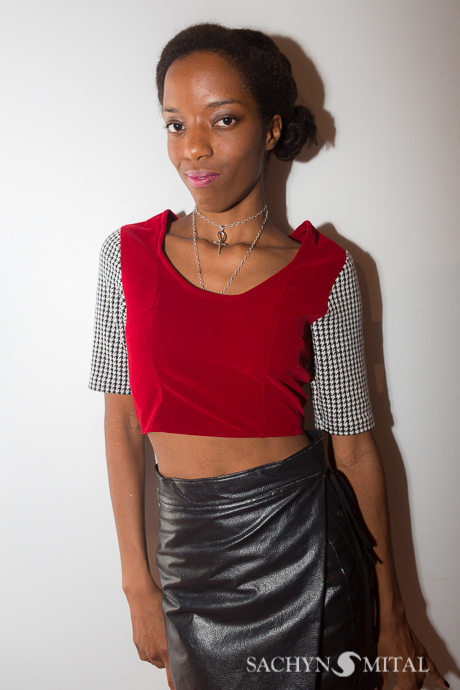 Jacqueline Kline S/S 2016 Fashion event on September 16, 2015.