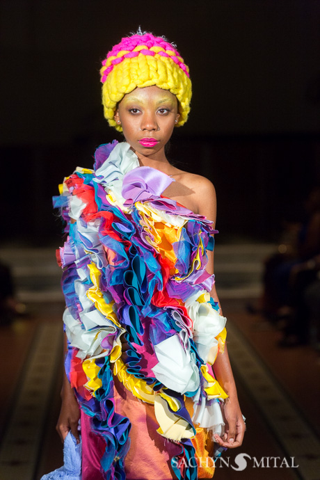 Demi Jing Yang runway on September 16, 2015.