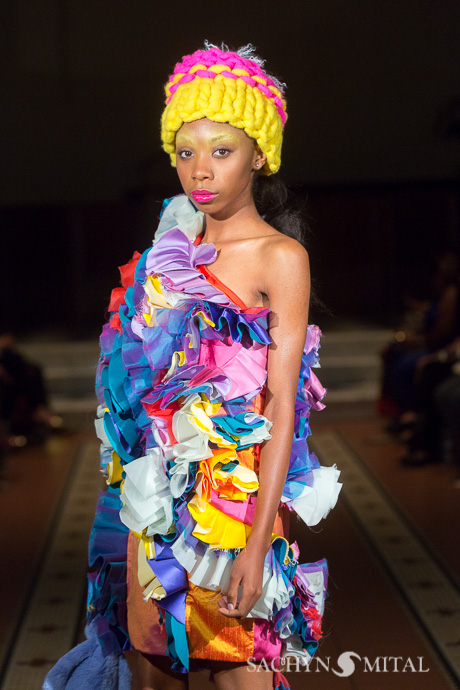 Demi Jing Yang runway on September 16, 2015.